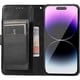 thumbnail image 4 of Funda de piel tipo cartera para iPhone 14 Pro Max, tarjetero, color marrón, 4 of 10