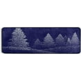 thumbnail image 5 of Dreamtimes Winter Snow Landscape Hallway Runner Rug 2'x6' Kitchen Rug with Rubber Backing Fir Trees Pines Non Slip Entryway Rug Runner Washable Soft Area Rug for Hallway Bedroom Kitchen Decor, 5 of 6