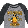 thumbnail image 3 of Marvel Wolverine - Property Of - Toddler and Youth Raglan, 3 of 5