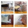thumbnail image 2 of Soft and Transparent Furniture Corner Guard - Baby Proofing Edge Safety Bumpers for Sharp Corners: Clear and Clean Design (12 Pack), 2 of 7