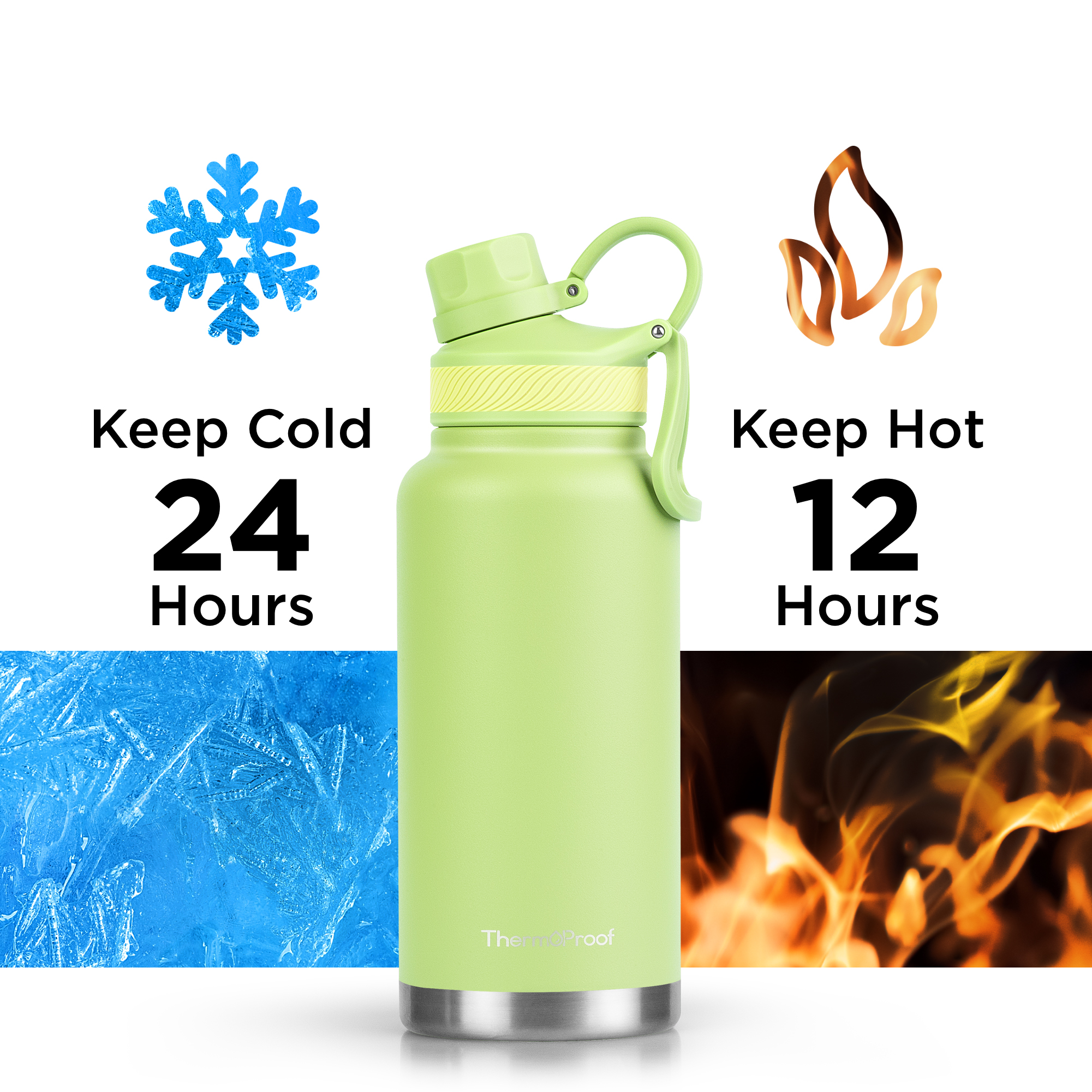 ThermoProof 32 oz Vacuum Insulated Water Bottle photo 2