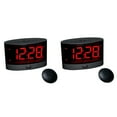 thumbnail image 1 of 2X Extra Loud Alarm Clock with Wireless Bed Shaker,Vibrating Alarm Clock for Heavy Sleepers, 1 of 6