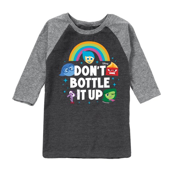 Inside Out - Don't Bottle It Up -Toddler And Youth Raglan Graphic T-Shirt