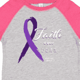 thumbnail image 4 of Inktastic Testicular Cancer Awareness Faith over Fear Boys or Girls Toddler T-Shirt, 4 of 5