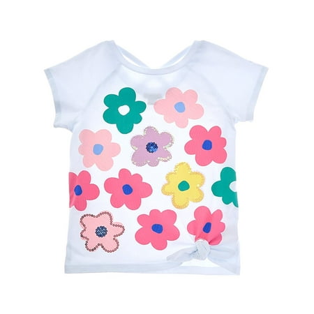 Flapdoodles girls Side Tie Top, 2T