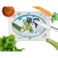 thumbnail image 2 of Caroline's Treasures 7243LCB Papillon Glass Cutting Board Large, 12H x 16W, multicolor, 2 of 2