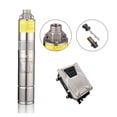 thumbnail image 4 of 80m Head Dc Solar Borehole Pumps For Irrigation Deep Solar Helical Deep Well Pump With Screw 24V Solar Water Pump ,High Efficiency, 4 of 7