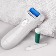 Emjoi Micro-Pedi Callus Remover with Bonus Replacement Rollers - White