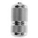 thumbnail image 1 of Empuñadura de acero inoxidable para tatuajes, mango autoblocante para máquinas de suministros y herramientas de arte corporal (25 mm), 1 of 8