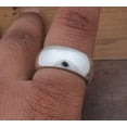 thumbnail image 5 of Boho Smooth Sterling Silver With 925 Stamped Purity Band Ring For Men Women, 5 of 6
