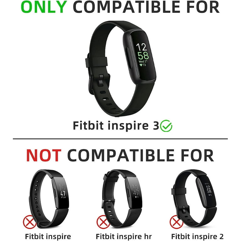 For Fitbit Inspire 3 Strap Band Wristband Replacement Silicone
