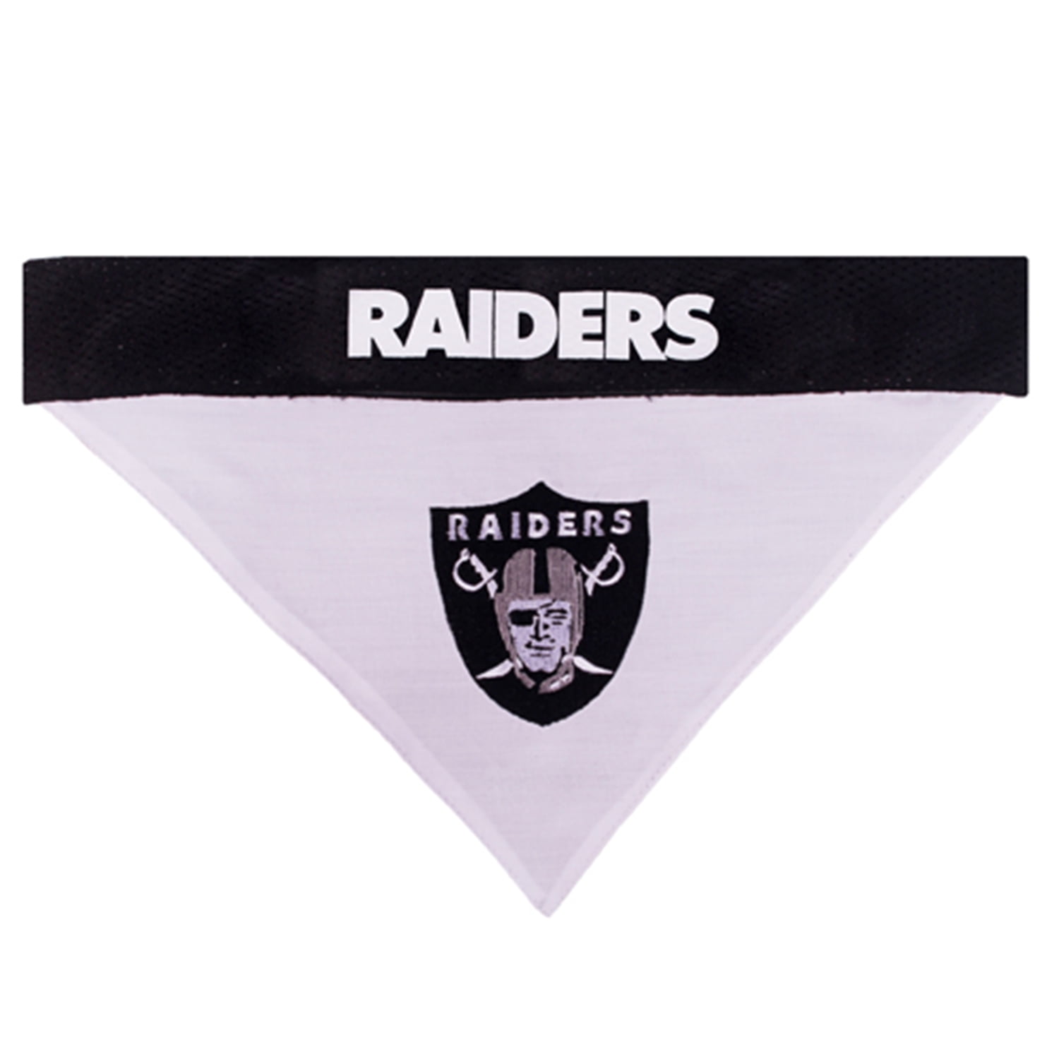 Las Vegas Raiders NFL Dog Bandanas - White