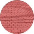 thumbnail image 1 of Ahgly Company Machine Washable Indoor Round Transitional Red Area Rugs, 4' Round, 1 of 7