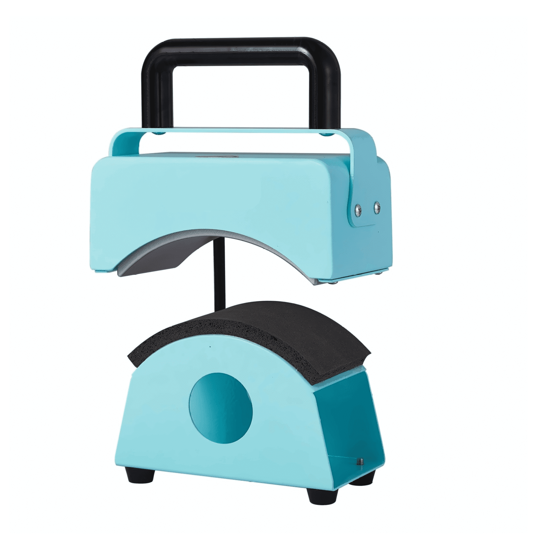 Hat Press Machine Mini for Caps 5.9x3.15 inch - Portable Heat Press for Hat Customization, Curved Ceramic Plate, Adjustable Temperature, Silicone Pad