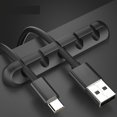 thumbnail image 2 of Clips para sujetacables, paquete de 3 clips organizadores de cables autoadhesivos para escritorio, Cable de carga USB, mesita de noche, cable de alimentación, 2 of 5