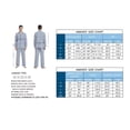 thumbnail image 4 of Amaxer Men's Cotton Notch Collar Pajama Set, Long Sleeve & Long Pants, Lightweight Breathable Loungewear, S-3XL, 4 of 6