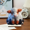 thumbnail image 5 of PENGXIANG Christmas Ornament Holiday Decoration Ornament Handcrafted Wooden Highland Cow Cartoon Ornament Adorable Design Exquisite, 5 of 5