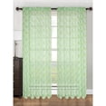 thumbnail image 2 of Kashi Home Lucy Geometric Sheer Rod Pocket Single Curtain Panel, 2 of 4