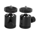 thumbnail image 4 of Ball Head, 360° Rotating Fast Angle Conversion Aluminum Alloy Ball Head Mount Top 1/4in Screw  For SLR Camera Black, 4 of 8