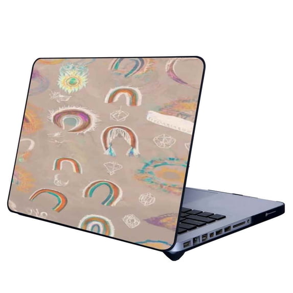 Compatible with MacBook Pro 13.3 Inch A1278 Phone Case, Boho-Rainbow-aestetic-83 Case Silicone Protective for Teen Girl Boy Case for MacBook Pro 13.3 Inch A1278