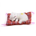 thumbnail image 1 of Noref Simulation Cat Toy, Plush& Cloth Material Simulation Cat, Christmas Gifts Good Gift For Kids Simulation Sleeping Cat Fine Decoration At Home, 1 of 8
