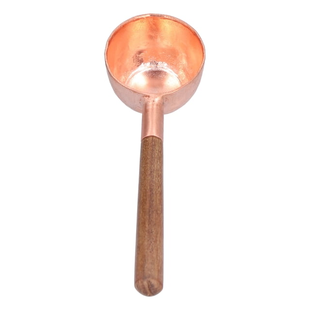 Cuchara dosificadora de cobre para café, perfecta para el hogar, bares y teterías, medición precisa de granos, azúcar y especias