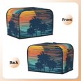 thumbnail image 3 of Yiaed Palm Trees Print Two Slice Bread Machine Cover, Universal Size Kitchen Appliance Cover for Bread Machine,Bread Machine Cover, 3 of 7