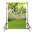 thumbnail image 2 of ABPHOTO Polyester 5x7ft Photography Background Backdrop,Spring Fresh Scenery Green Grass Lawn Fence Balloon Sunshine Scene,For Photo Studio Props, 2 of 3