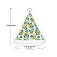 thumbnail image 3 of Fuzoiu Avocado Sleeping Print Santa Hat Christmas Hat for kids,Santa Hats with Pompom, Unisex Xmas Holiday Hat for Christmas New Year Festive Party Supplies, 3 of 6
