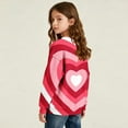 thumbnail image 4 of Bixock Toddler Boys and Girls Tops,Kids Long Sleeve Tops Valentine Print Round Neck Sweatshirt Casual Wear for Boys Girls Age 2-14 Tops, 4 of 5