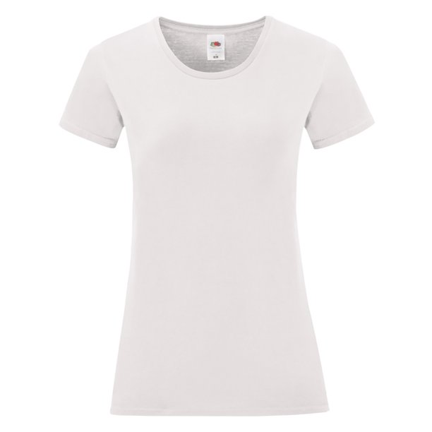 Fruit Of The Loom - Camiseta Icónica para mujer señora (Blanco)