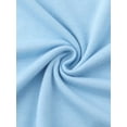 thumbnail image 5 of INSPIRE CHIC Women's Mother's Day Maternity Babydoll Top Short Sleeves Pleated Waist Pregnancy Tee Shirt Oversized Peplum Casual Loose Blouse 2XL Light Blue, 5 of 6