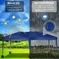 thumbnail image 3 of HOTEEL 10'x20' Pop up Canopy,Waterproof Outdoor Commercial Instant Tent,for Parties Beach Camping Event Shelter Wedding,Dark Blue, 3 of 7