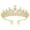 Yellow, variant on GTEYOIJN Women Teenagers Princess Elegant Crown with Combs Women's Headbands Bridal Wedding Prom Birthday Silver Headscarf Headband