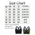 thumbnail image 3 of FANNYC Sexy Strappy Sports Bras For Women Criss Cross Back Padded Sports Bras Longline Yoga Bra Tops Running Gym Workout Fitness Everyday Bras With Removable Cups, 3 of 8