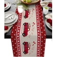 thumbnail image 4 of Cute Penguins Table Runner Table Runner ration for Kitchen Family Dinner Table Holiday Party Farmhouse Indoor Outdoor, 4 of 6