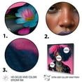 thumbnail image 3 of Designart Pink And Blue African American Woman V Canvas Wall Art, 3 of 5
