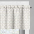 thumbnail image 3 of Ambesonne Beige Valance Pack of 2, Delicate Classical Rows, 54"X12", Eggshell White, 3 of 5