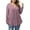 Carbon Pink, variant on VERABENDI Women's Plus Size Tops Blouses Long Sleeve Button Up V-neck Tunic Shirts, M-4XL