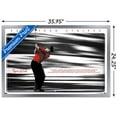 thumbnail image 3 of Tiger Woods - Earn Your Stripes Wall Poster, 22.375" x 34" Framed, 3 of 6