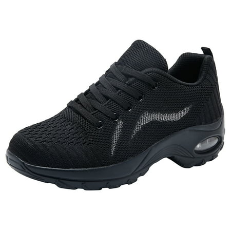 

Women s Running Shoes Leisure Women s Lace Up Travel Soft Sole Comfortable Shoes Outdoor Mesh Shoes Runing Fashion Sports Breathable Shoes sneakers for Women Mesh Black
