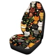 thumbnail image 5 of Uourmeti Car Seat Cover Prevent Wear Damage Polyester, Compatible with Car Interior, Fit for Vans Trucks, Cat, 5 of 6