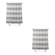 thumbnail image 3 of Cortina de ducha de secado rápido Naiovety poliéster A prueba de agua no transparente Café Marfil A 180*180 CM 2Conjunto, 3 of 6