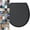 Black Wood, variant on Sanilo Toilet Seat ROUND, Soft Close, One-Click Quick Release, Easy Installation, Non-Slip, Easy to Clean (Waterworld)