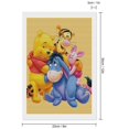 thumbnail image 2 of Winnie The Pooh Diamond Art Kits for Adults Diamond Art Gem Art Painting Full Drill Round Art Gem Painting Kit for Home Wall Decor 8"x12", 2 of 6