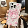 thumbnail image 3 of Sanrio-funda de conejo My Melody para iPhone, carcasa magnética suave y transparente, Magsafe, 11, 12, 13, 14, 15 Pro Max, Mini, X, XS, XR, 8, 7 Plus, SE, 2020, 3 of 5