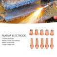thumbnail image 3 of Plasma Electrode, Plasma Electrode Tip Kit 40A 770791 770797 High Strength 10 Pcs Set  for Torch, 3 of 7