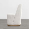 thumbnail image 4 of CHITA Modern Dining Chairs with Casters&Wood Base Set of 2, 4 of 5