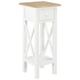thumbnail image 2 of vidaXL Side Table Nightstand Bedside Table Living Room Sofa End Table Wood, 2 of 15