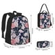 thumbnail image 2 of Balery Rose Flowers Mochila Escolar 3 en 1 para Niños - Mochila Resistente con Lonchera Térmica y Estuche - Mochila Escolar para Niños y Niñas, 2 of 7